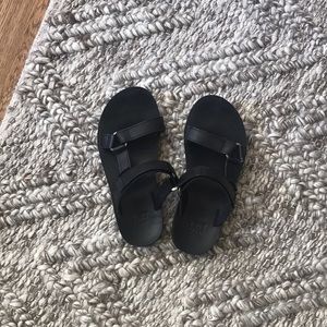 Teva Black universal slide leather slide